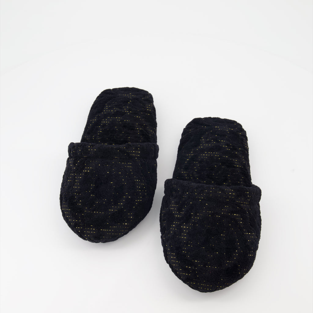 Ropa interior y homewear Chaussons Barocco Versace Negro Unisexo