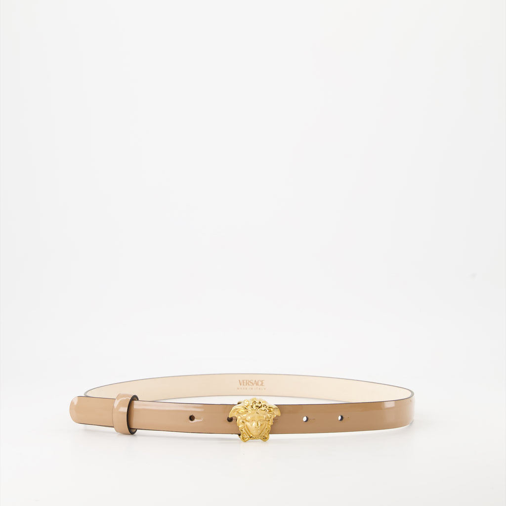 Cintos Ceinture Medusa Versace Bege Femme