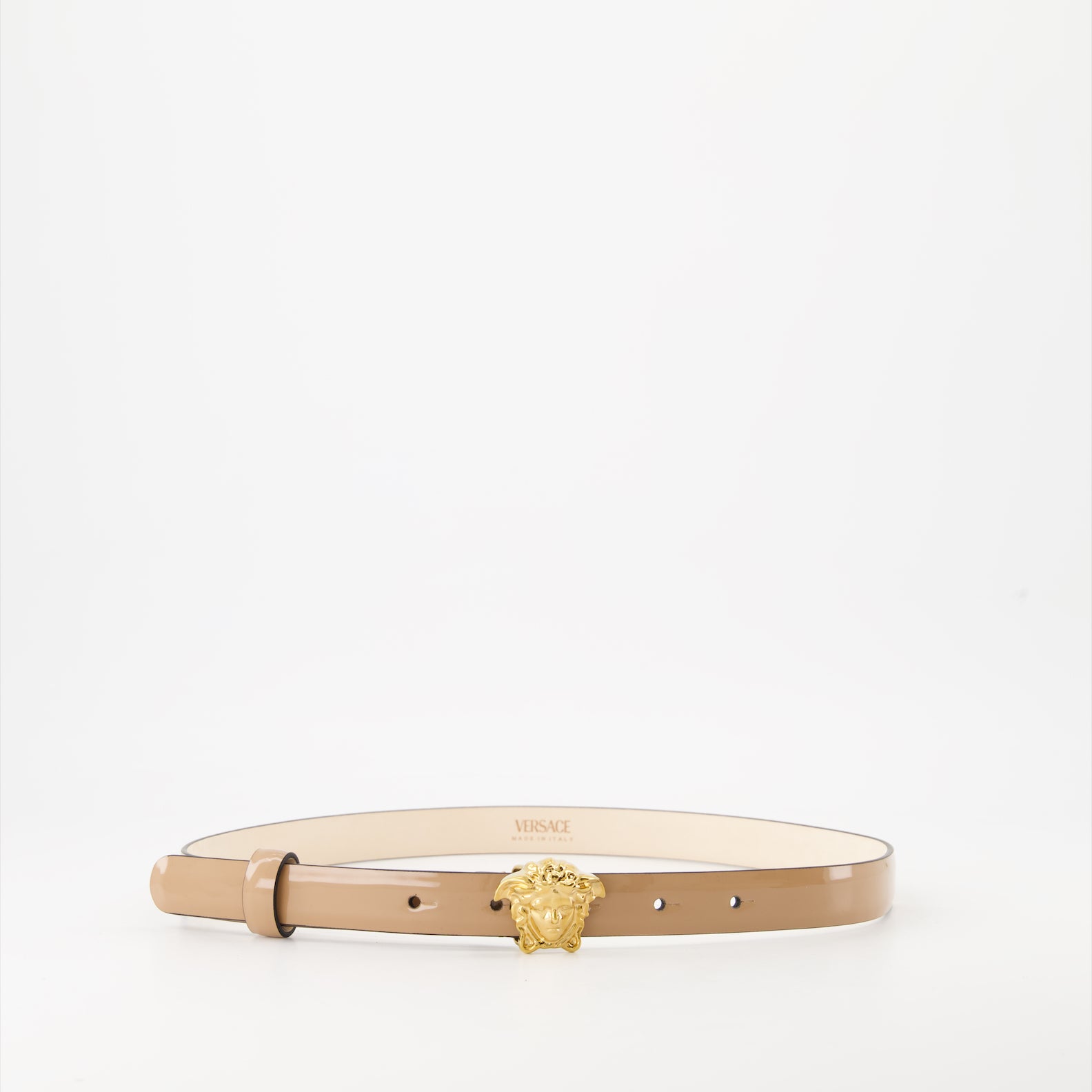 Cintos Ceinture Medusa Versace Bege Femme