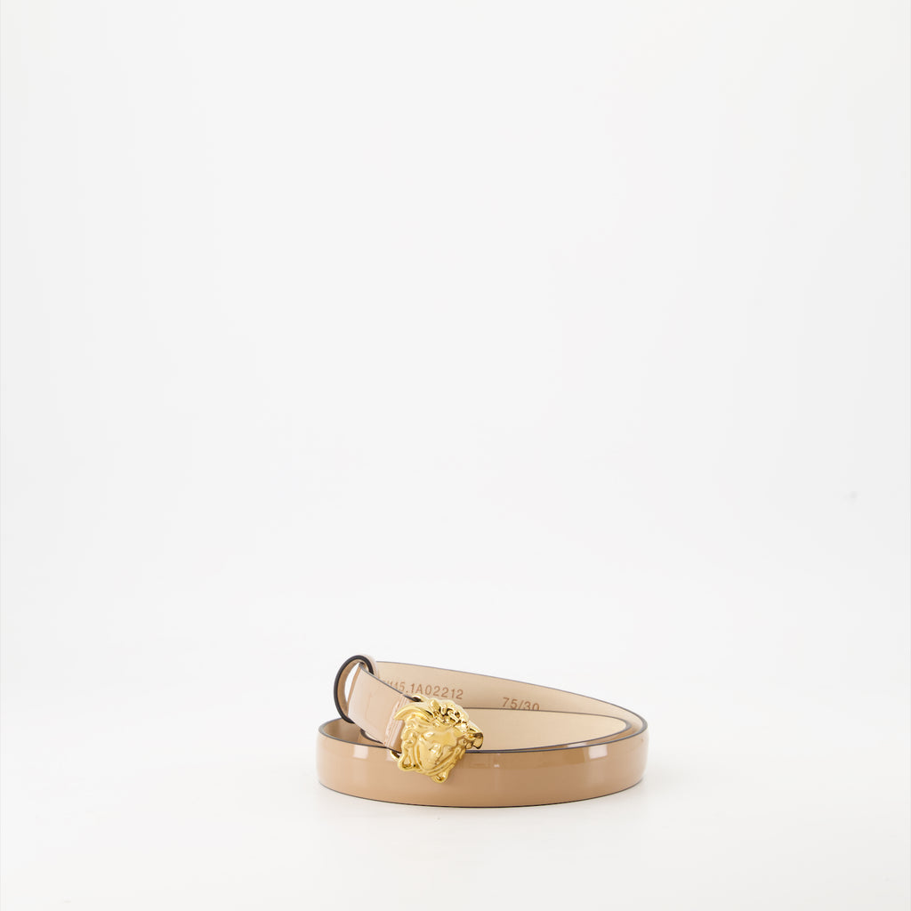 Cintos Ceinture Medusa Versace Bege Femme