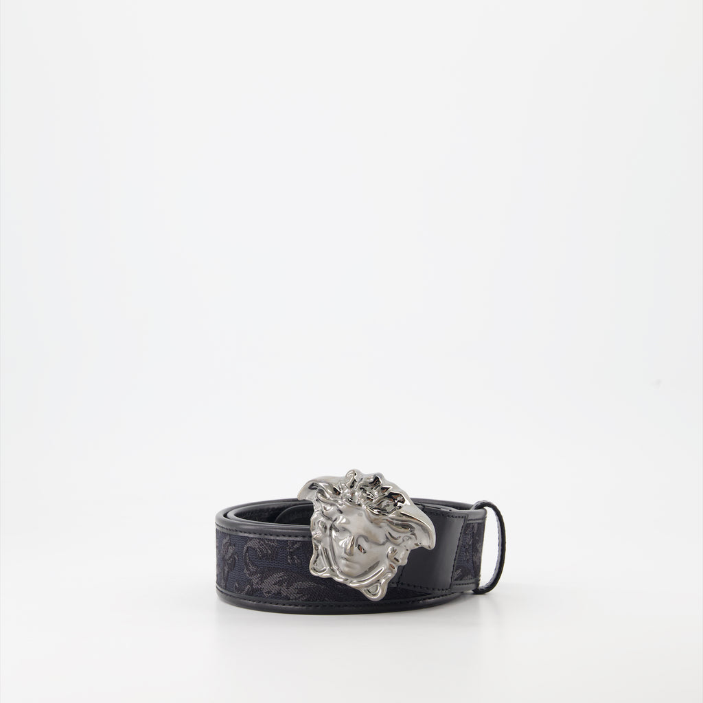 Cintos Ceinture Medusa Barocco Versace Preto Homme