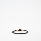 Bijoux Bracelet Medusa Versace Noir Unisexe