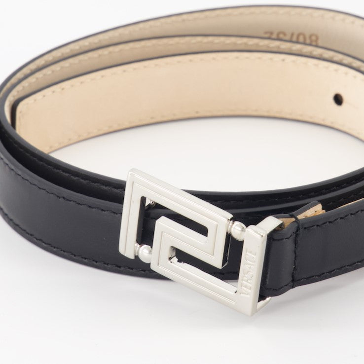 Cintos Ceinture Greca Versace Preto Femme