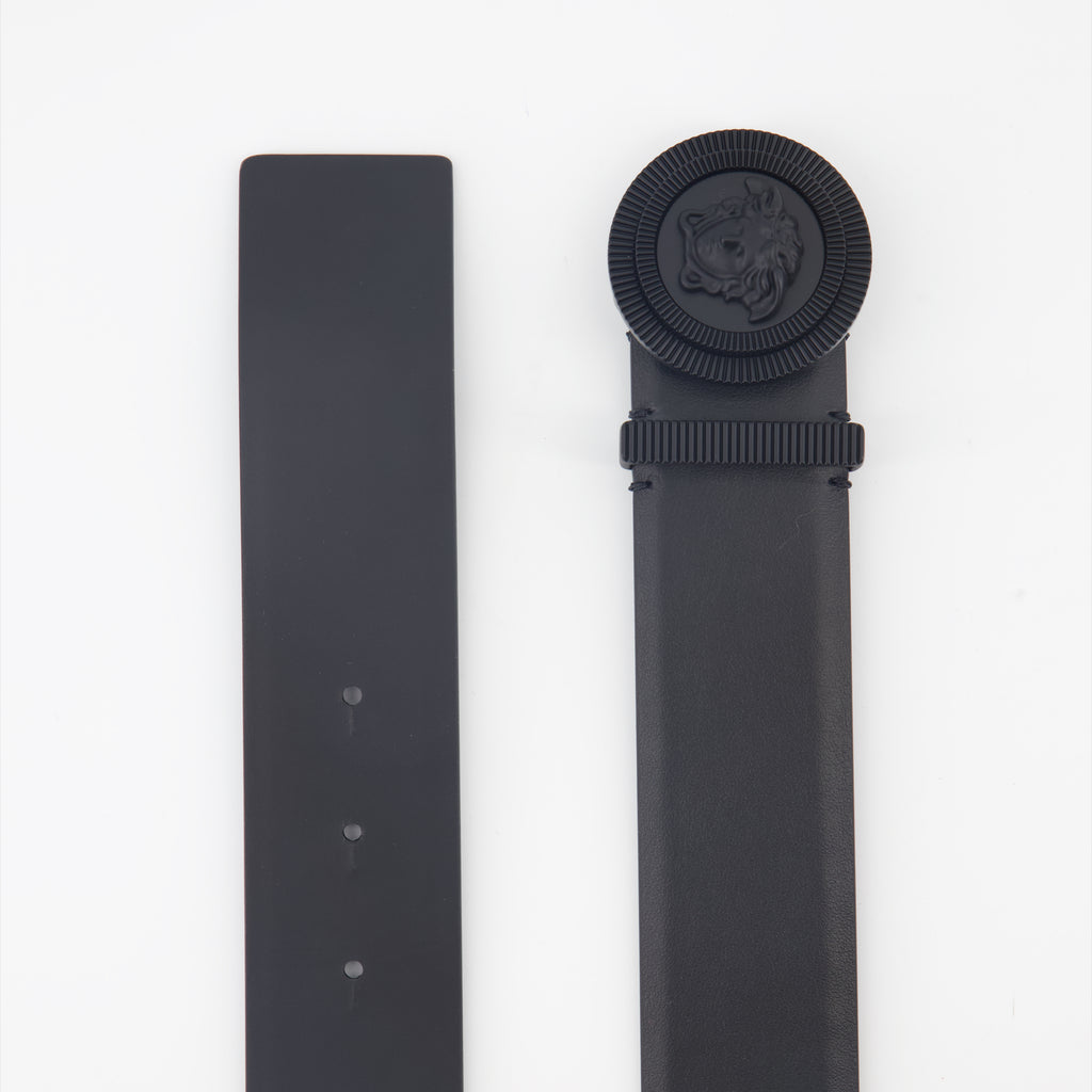 Cintos Ceinture Medusa Versace Preto Homme