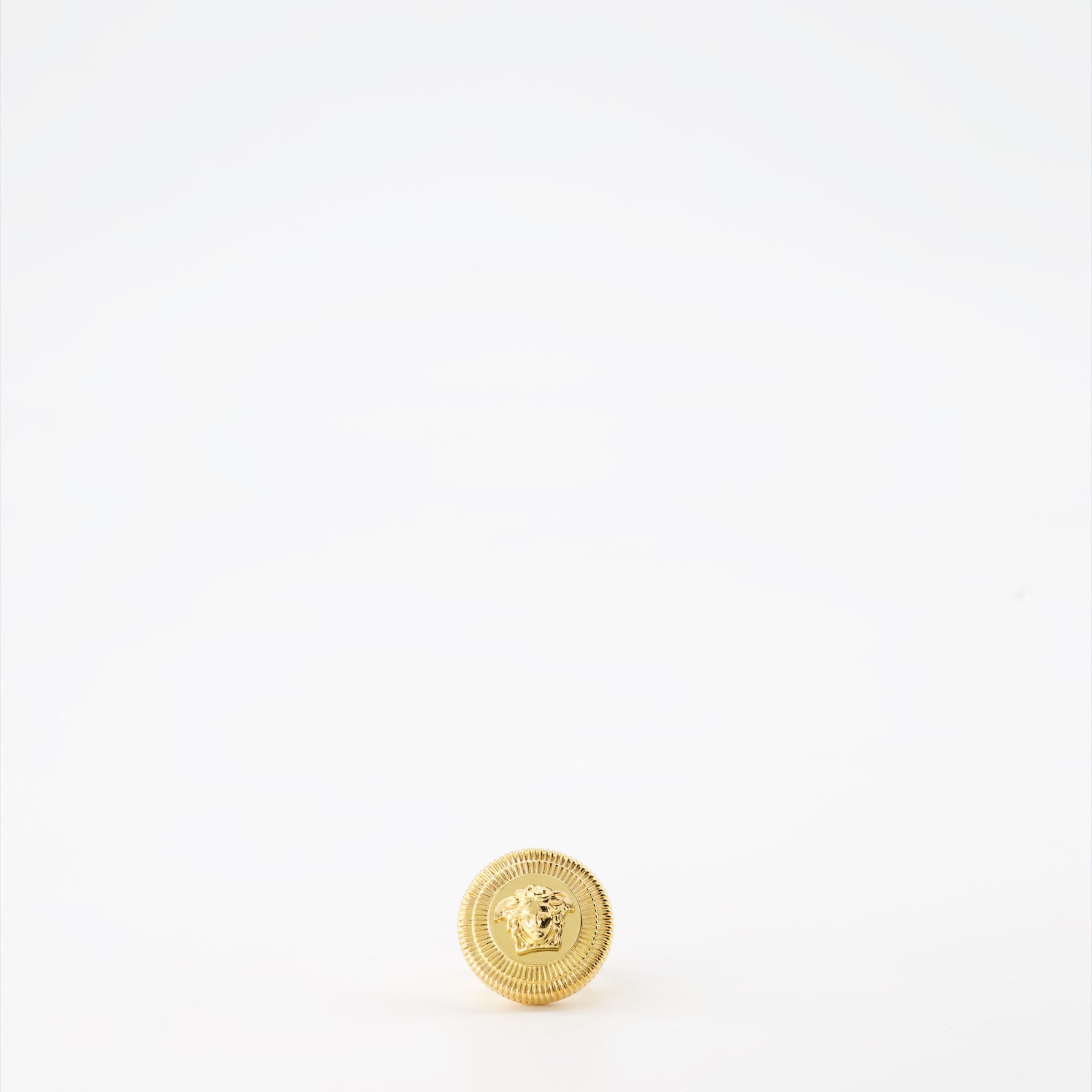 Bijoux Bague Medusa Versace Doré Unisexe