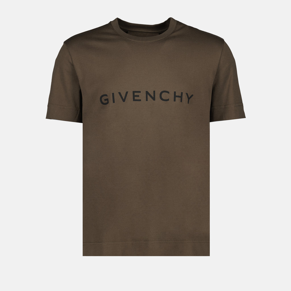 T-shirts T-shirt à logo Givenchy Kaki Homme