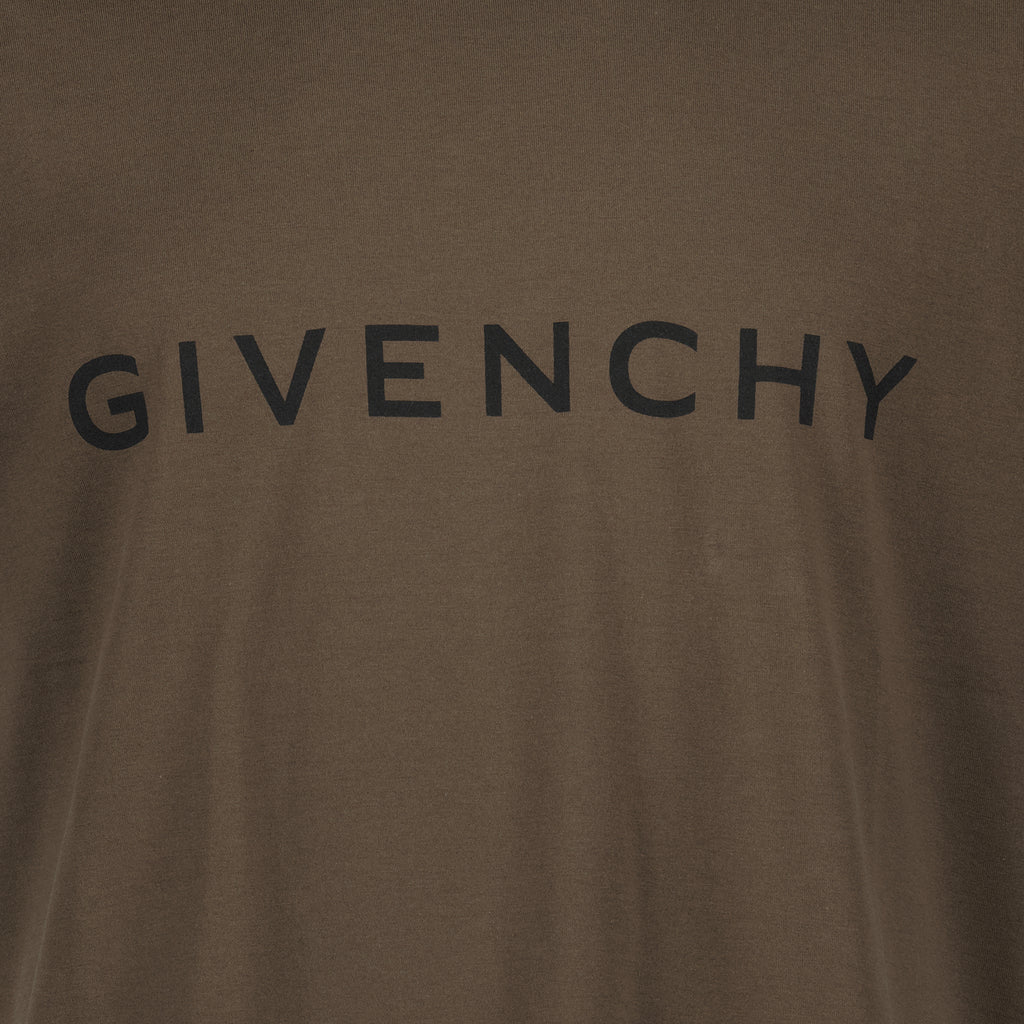 T-shirts T-shirt à logo Givenchy Kaki Homme