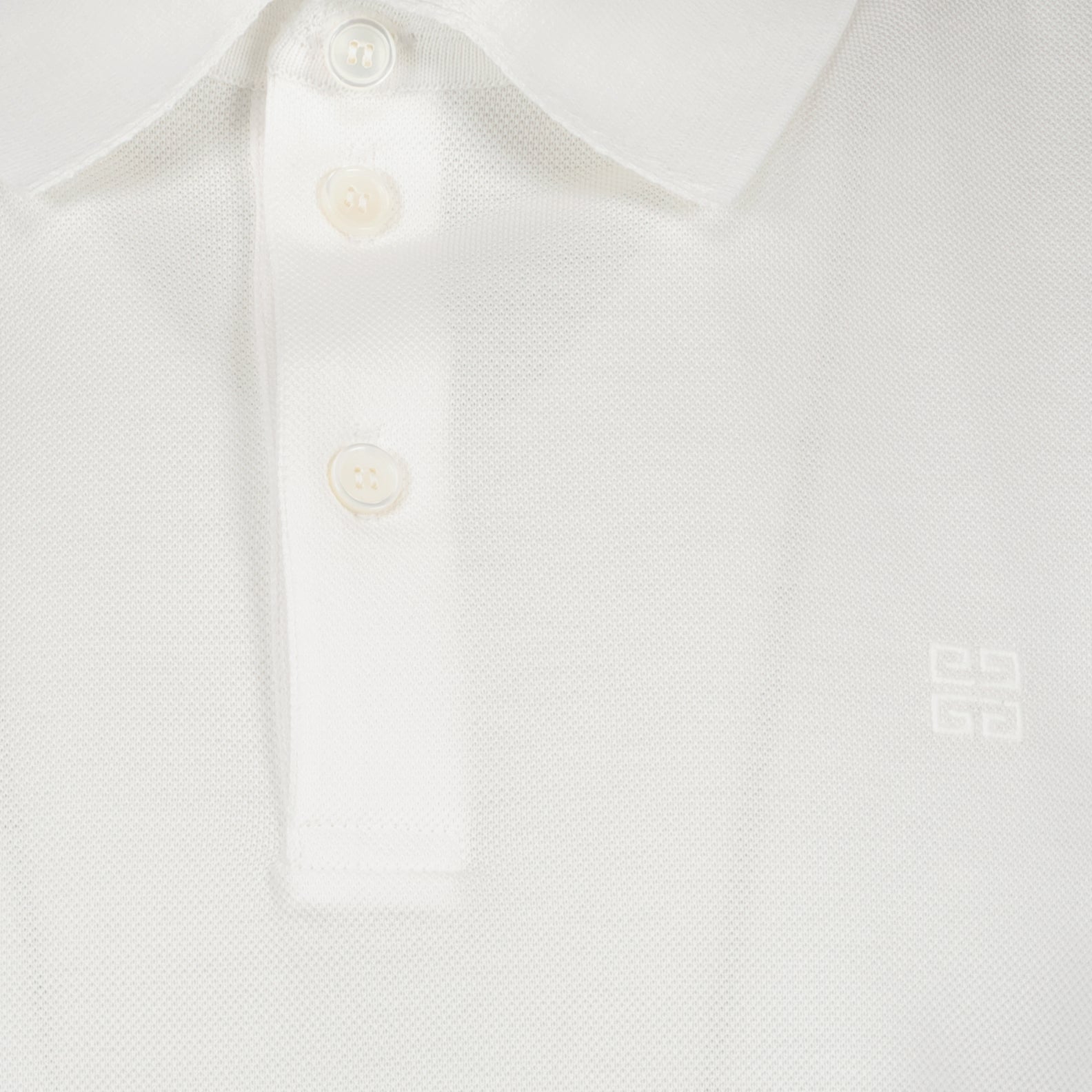 Polos Polo 4G Givenchy Blanc Homme