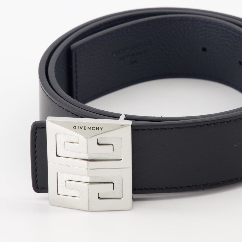 Cintos Ceinture 4G réversible Givenchy Preto Homme
