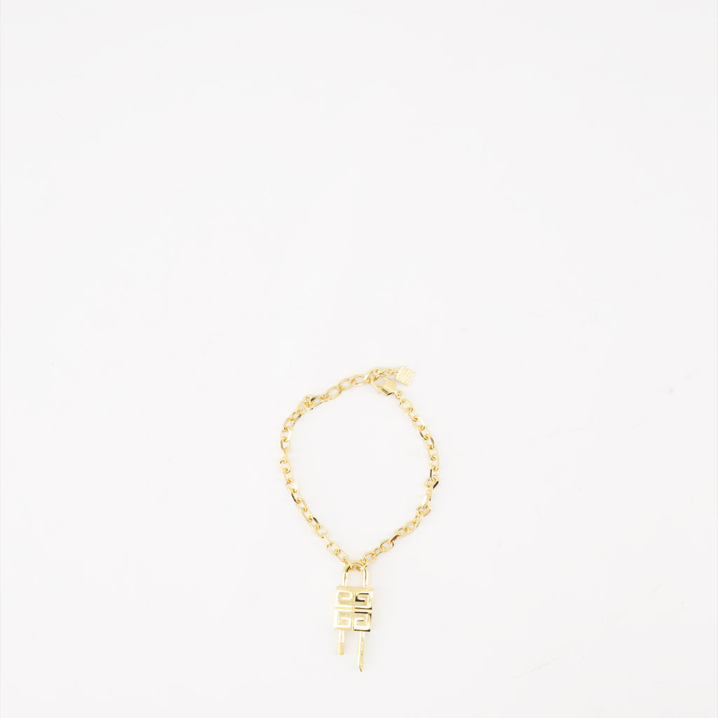 Bijoux Bracelet Lock Givenchy Doré Femme