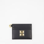 スモールレザーグッズ 4Gカードホルダー Givenchy 黒 女性