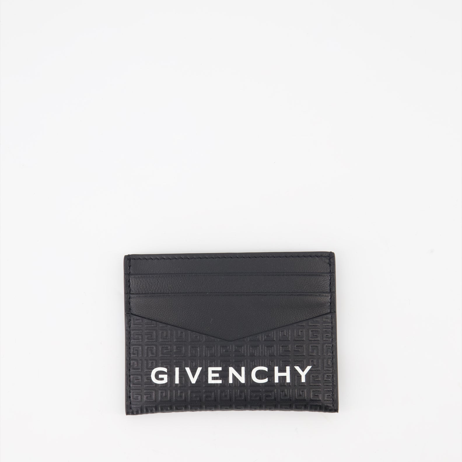 Small leather goods Micro 4G Leather Card Holder Givenchy Black Man