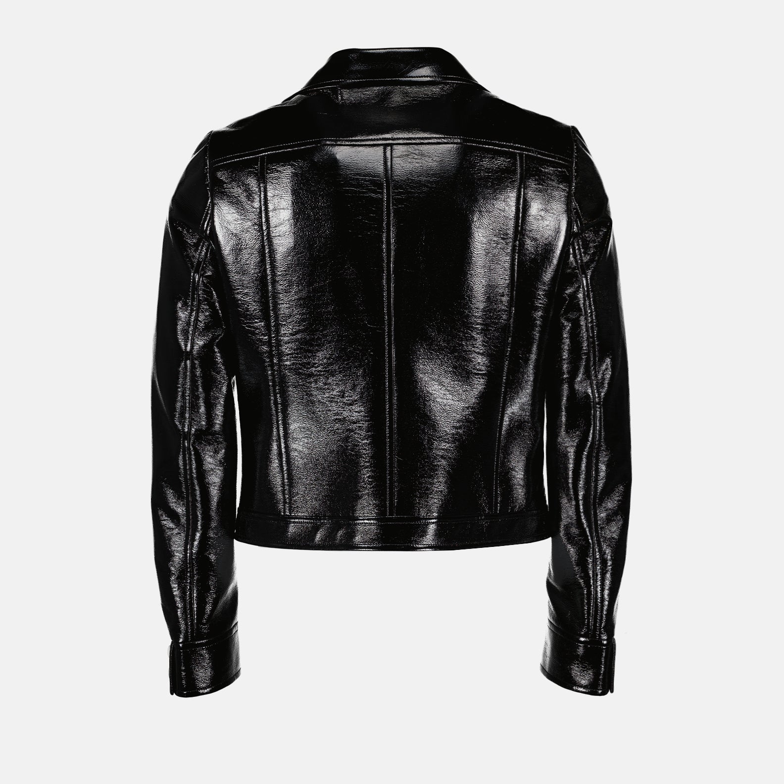 Vestes Blouson Vinyle Réédition Courrèges Noir Homme