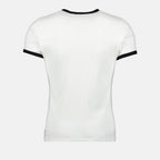 Camisetas T-shirt contraste Réédition Courrèges Blanco Homme