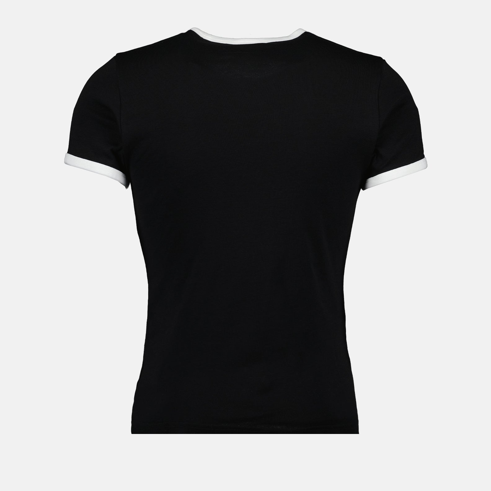 티셔츠 T-shirt contraste Réédition Courrèges 검은색 Homme