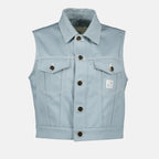 Vestes Veste en jean Fendi Bleu Femme