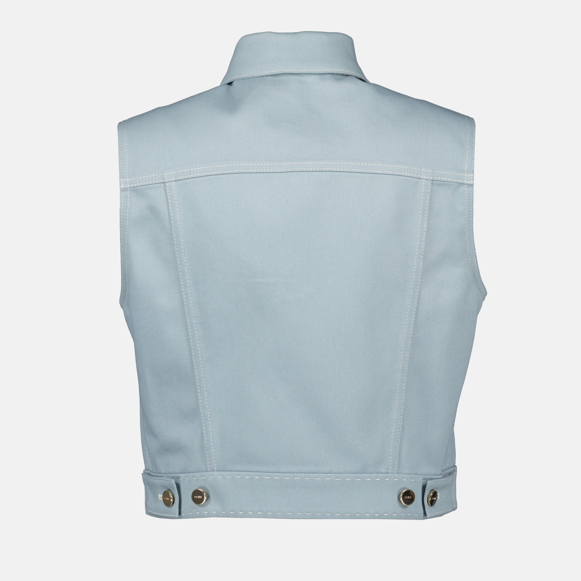 Vestes Veste en jean Fendi Bleu Femme