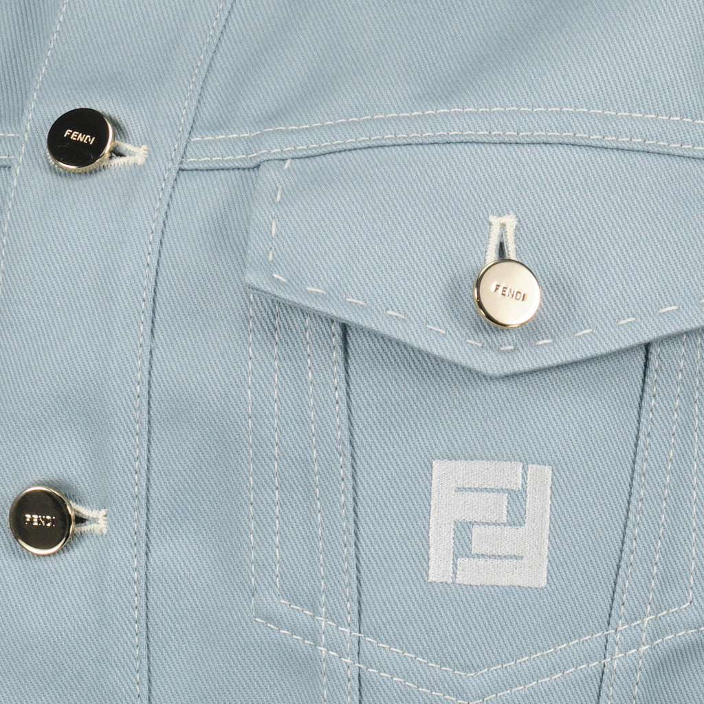 Vestes Veste en jean Fendi Bleu Femme