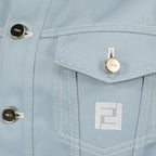 Vestes Veste en jean Fendi Bleu Femme