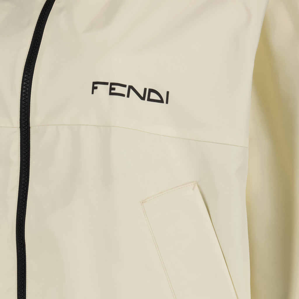 Jaquetas Coupe-vent réversible en nylon Fendi Bege Femme