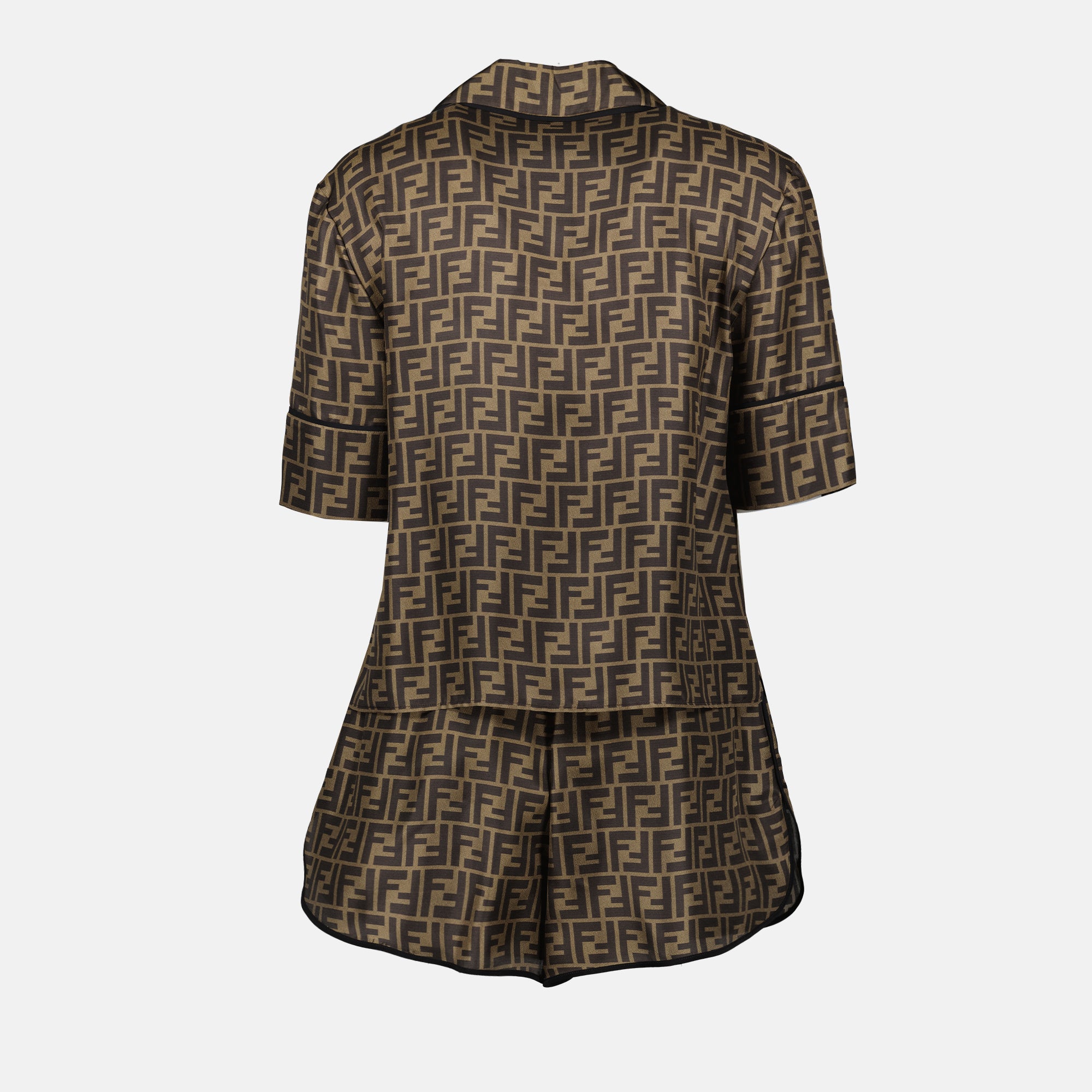 Ropa interior y homewear Pyjama en soie Fendi Marrón Femme