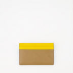 Small leather goods Porte-cartes en cuir Fendi Shadow Fendi Beige Homme
