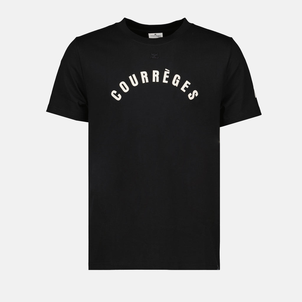 T-shirt T-Shirt AC Dritta Courrèges Nero Homme