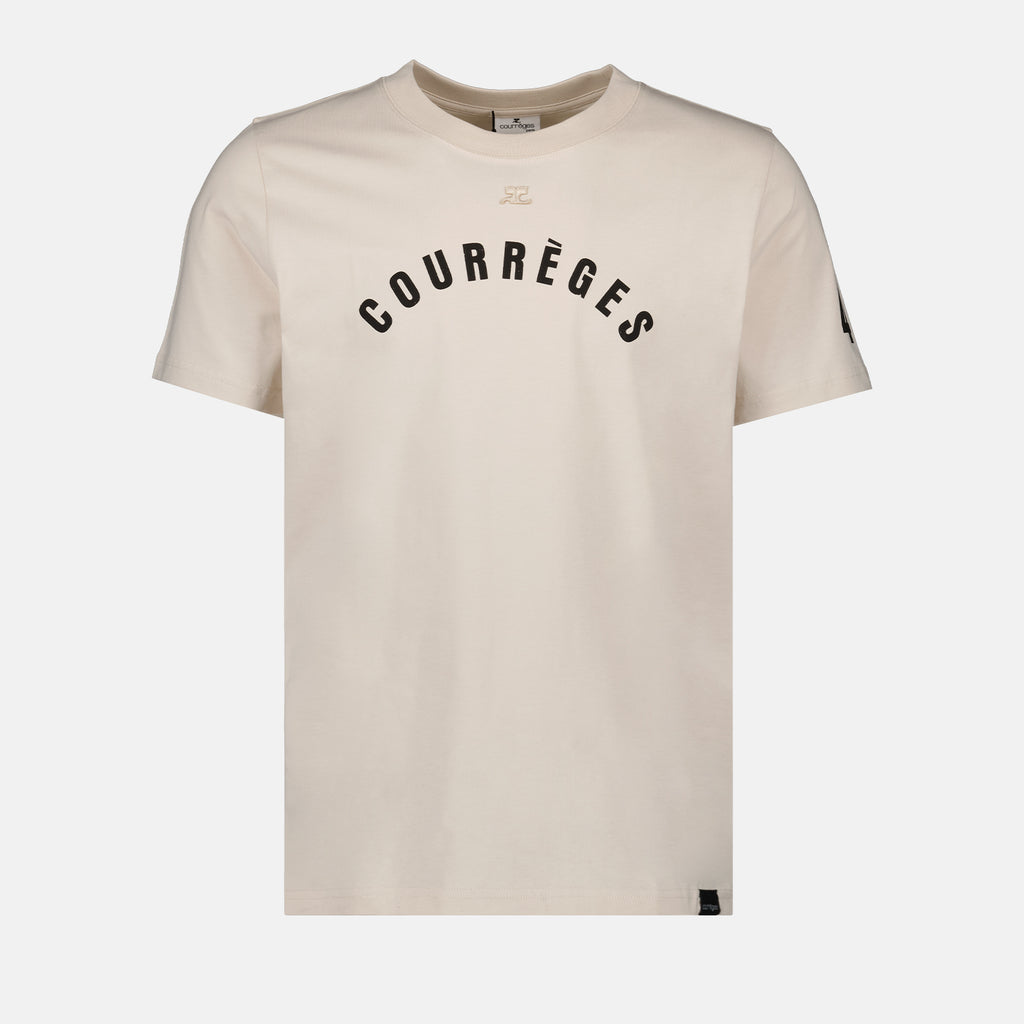 T-Shirts AC Straight T-Shirt Courrèges Beige Homme