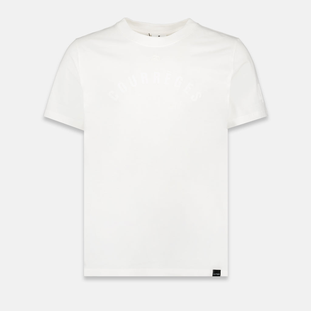 T-shirts T-shirt AC straight Courrèges Blanc Homme
