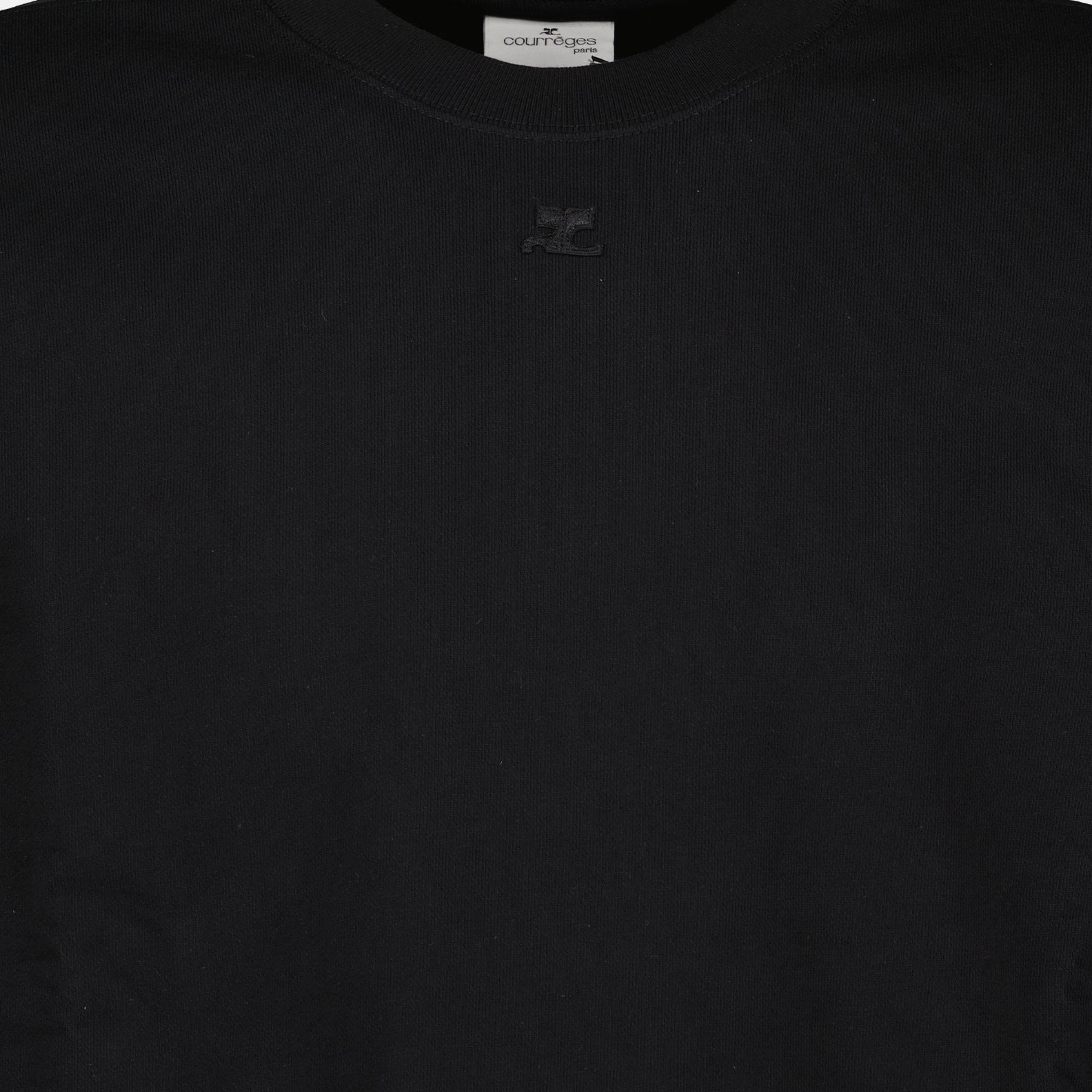 Sudaderas Sweatshirt AC en coton Courrèges Negro Homme