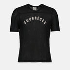 T-shirts T-shirt Baseball en mesh Courrèges Noir Homme