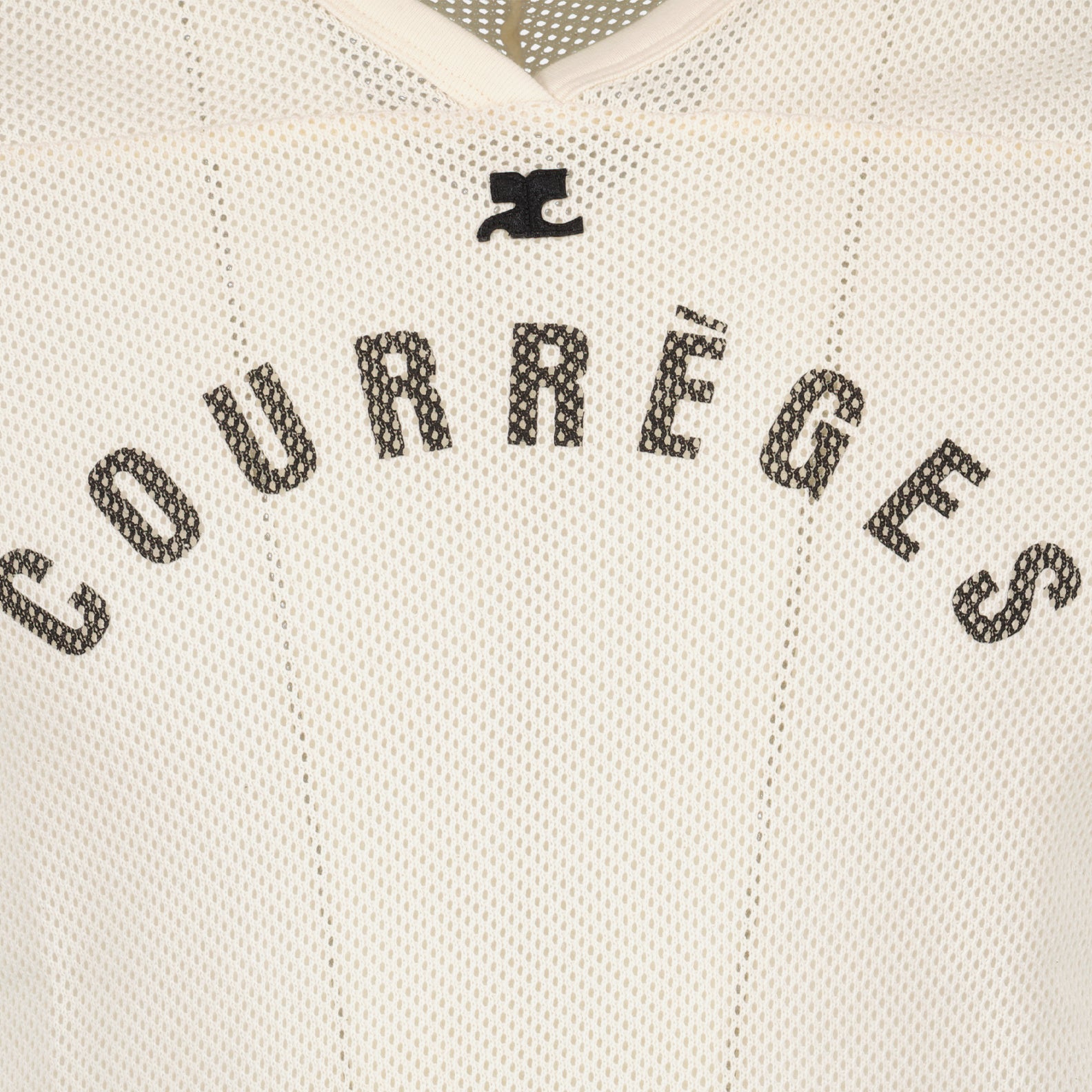 T-shirts Mesh Baseball T-shirt Courrèges Beige Man