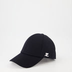 Chapeaux, casquettes et bonnets Casquette classique en coton Courrèges Noir Homme