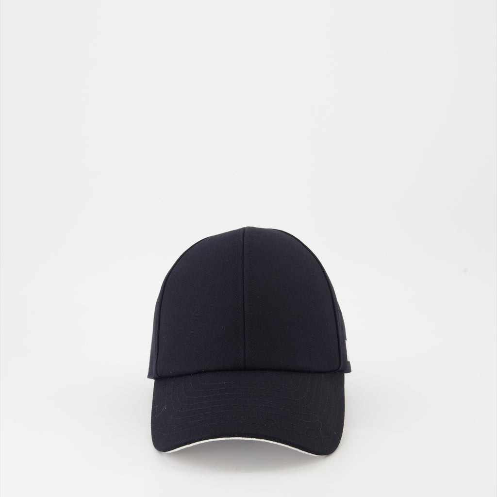 Chapeaux, casquettes et bonnets Casquette classique en coton Courrèges Noir Homme