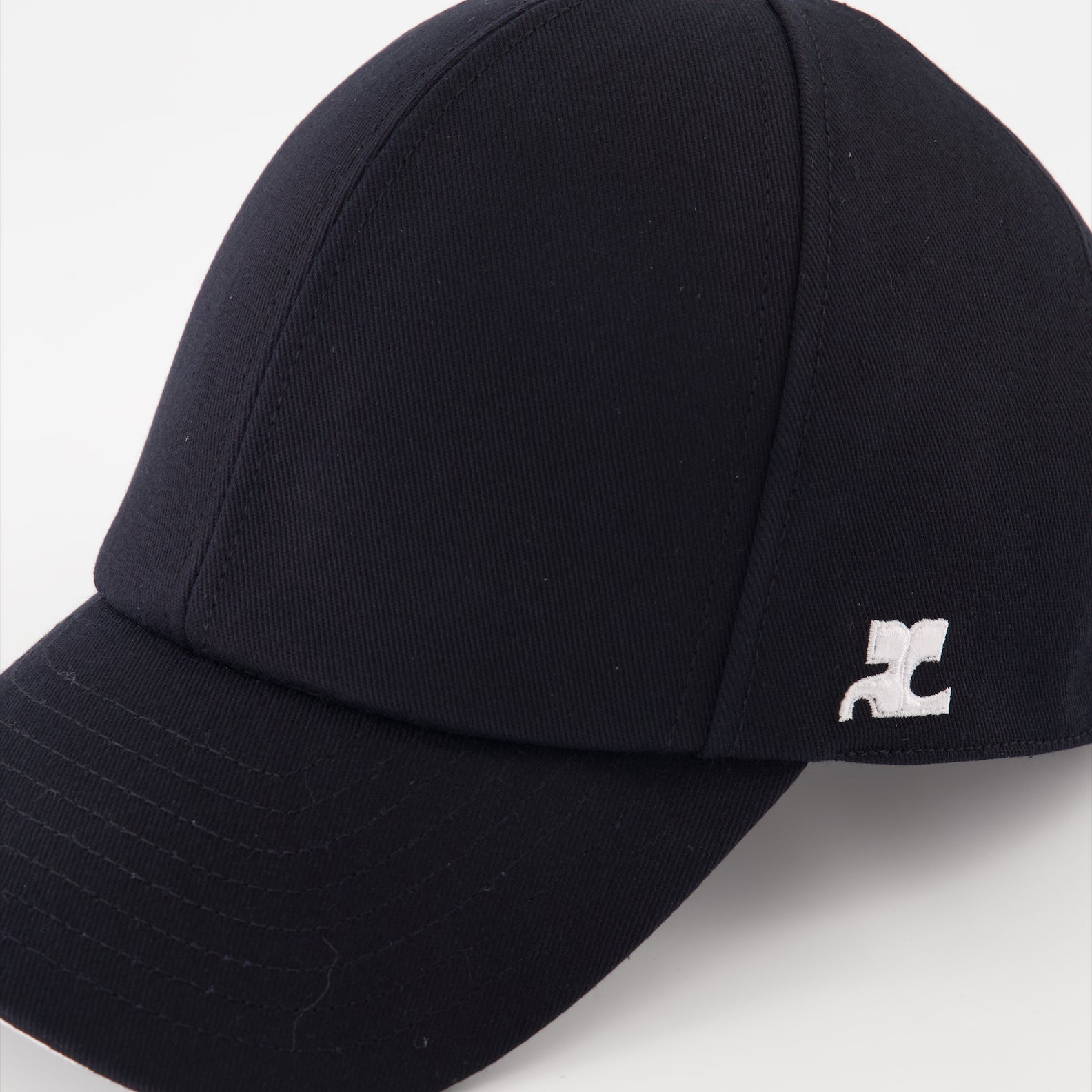 Chapéus, bonés e gorros Casquette classique en coton Courrèges Preto Homme