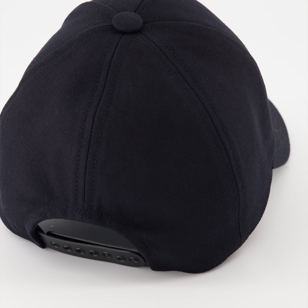 Chapeaux, casquettes et bonnets Casquette classique en coton Courrèges Noir Homme