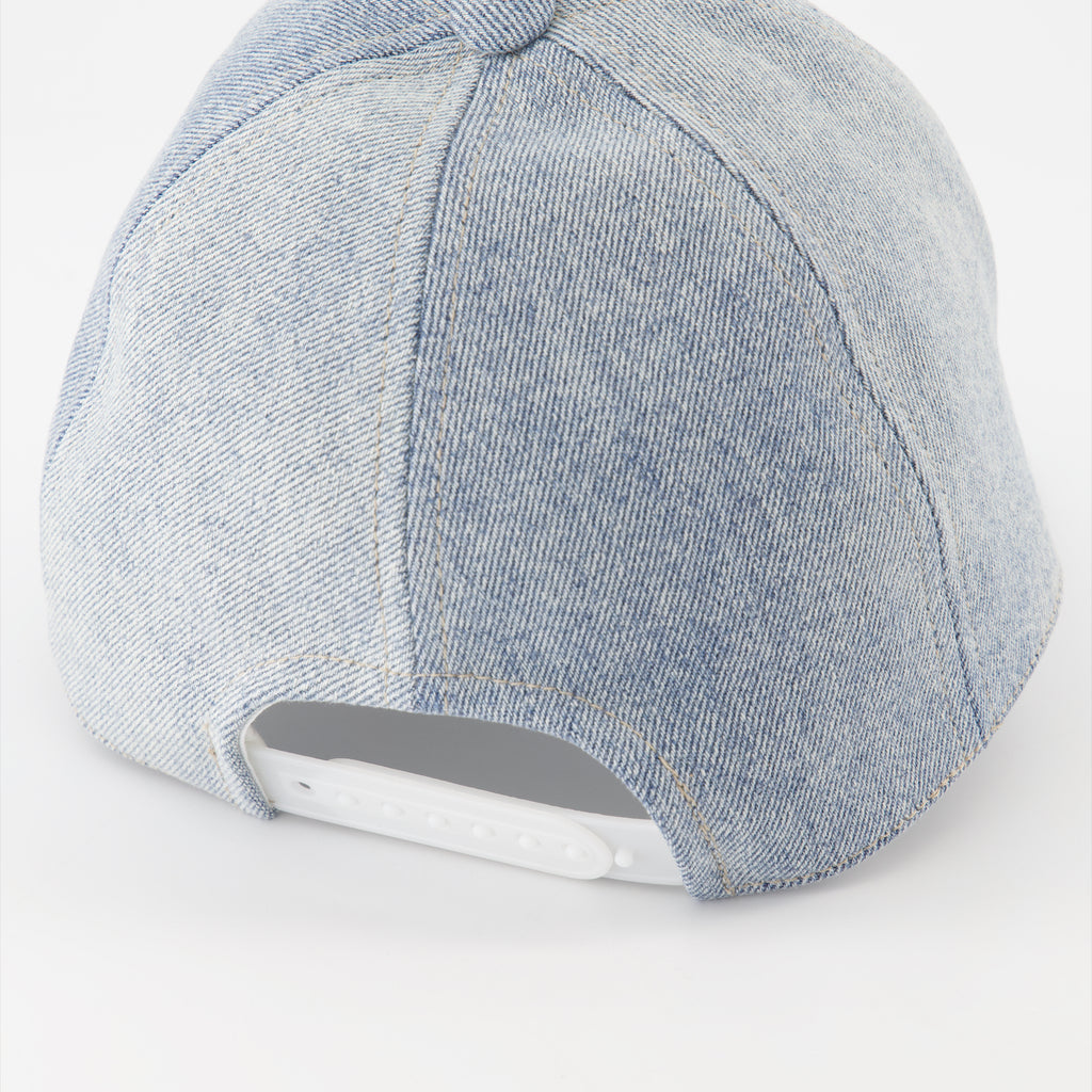Chapeaux, casquettes et bonnets Casquette classique en denim Courrèges Bleu Homme