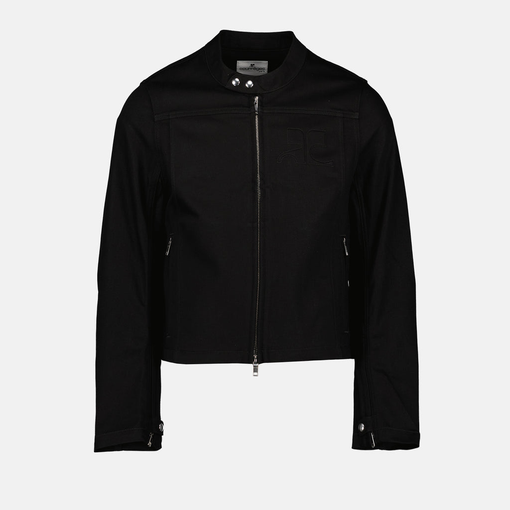 Jacken Bikerjacke Courrèges Schwarz Homme