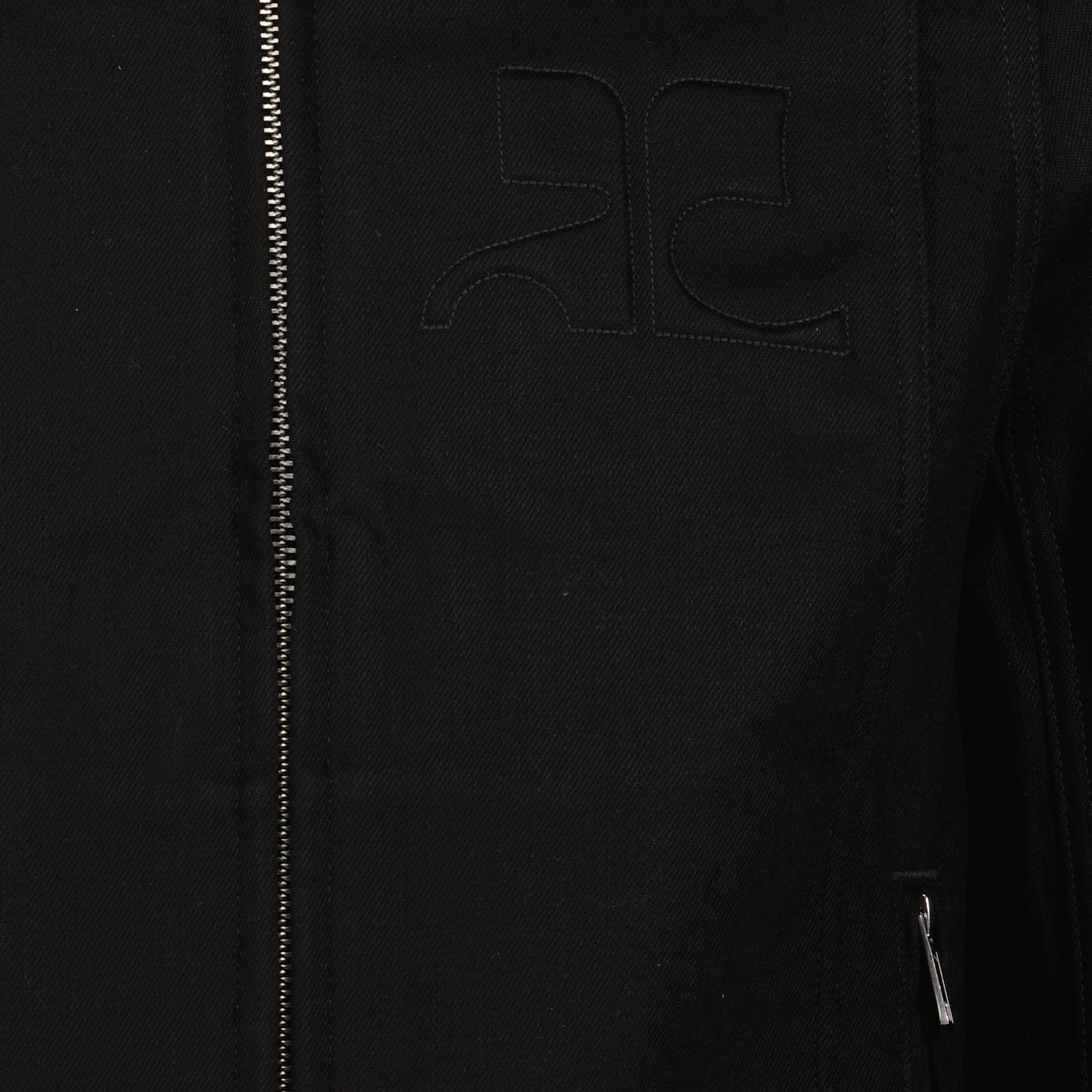 Jacken Bikerjacke Courrèges Schwarz Homme