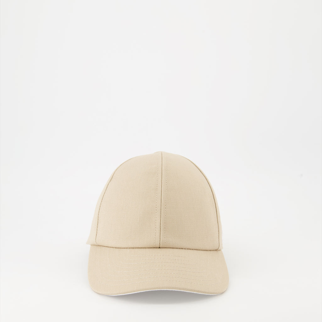 Chapeaux, casquettes et bonnets Casquette classique en coton Courrèges Beige Homme