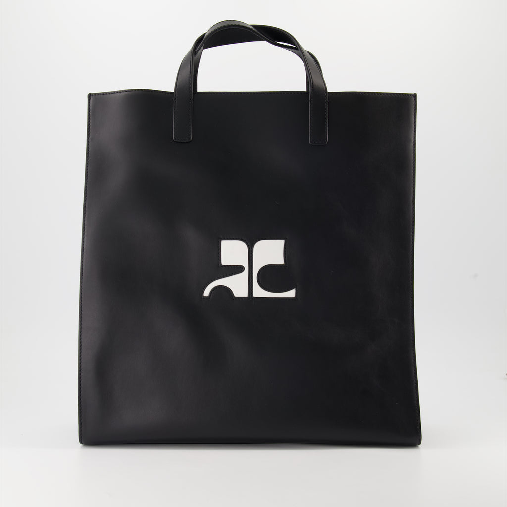Bolsos tote Sac cabas Héritage Courrèges Negro Homme