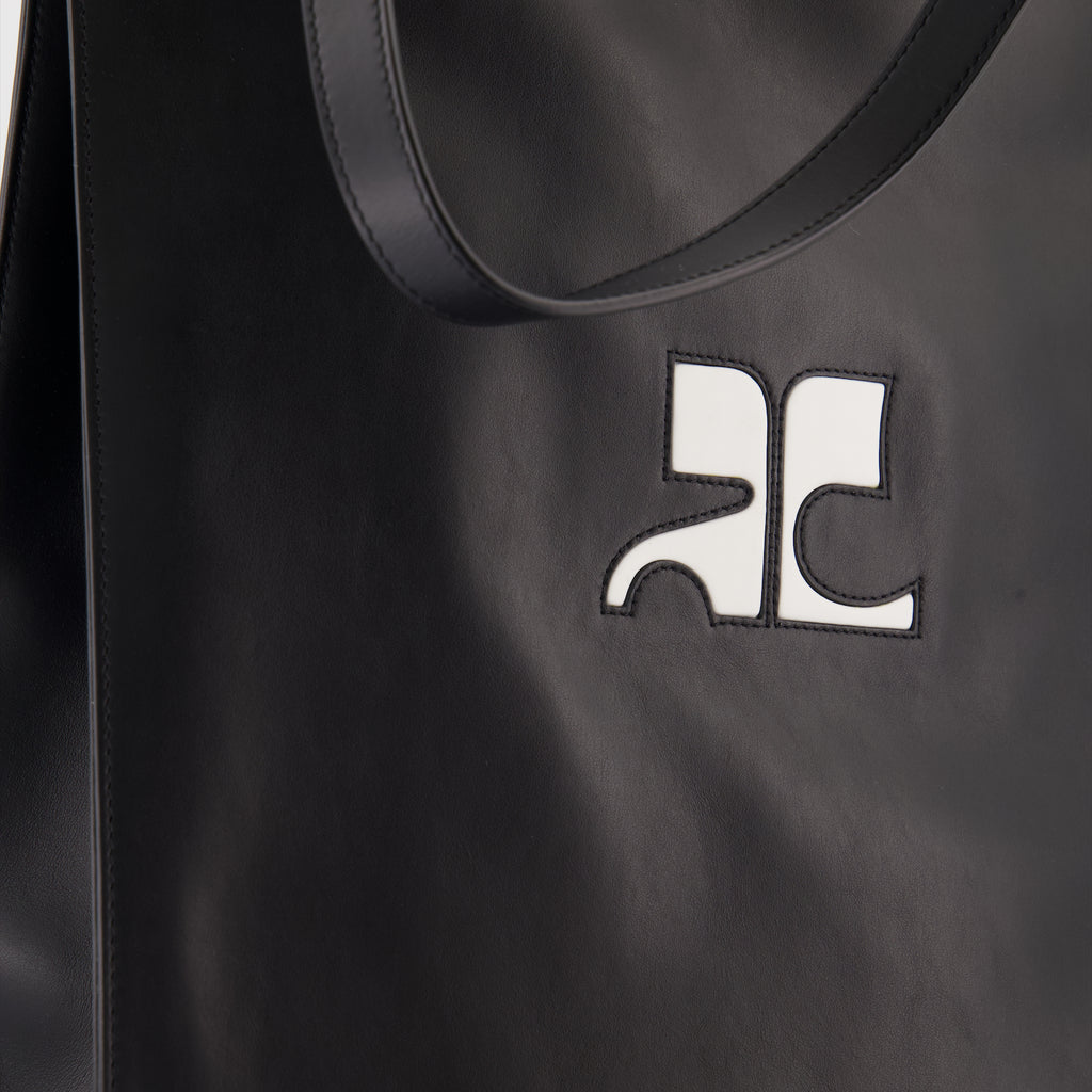 Bolsos tote Sac cabas Héritage Courrèges Negro Homme