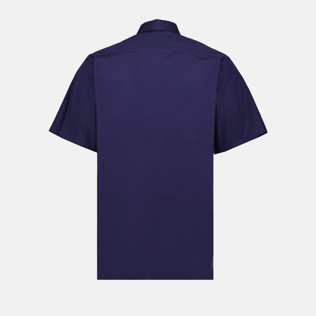 Camisas Chemise en coton Prada Azul Homme