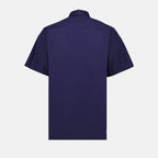 Camisas Chemise en coton Prada Azul Homme