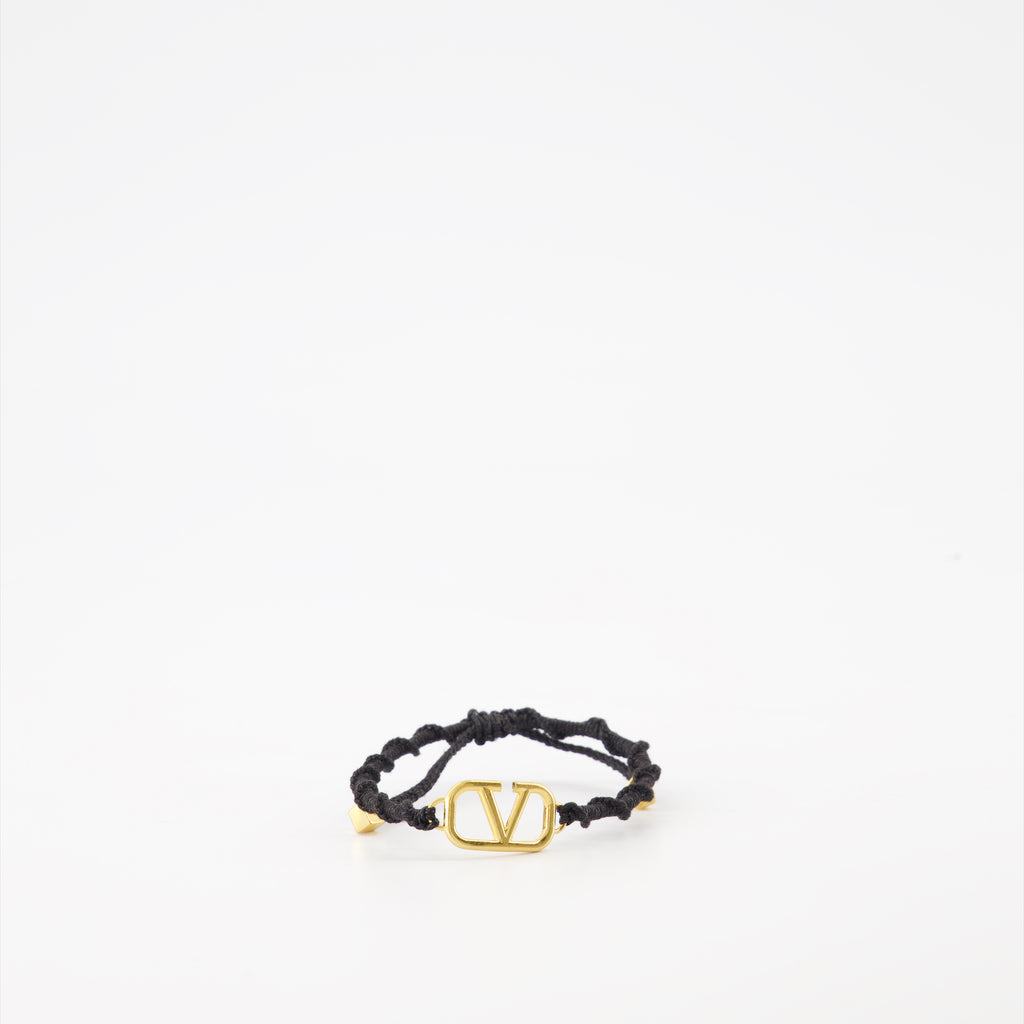 Bijoux Bracelet VLogo Valentino Garavani Noir Homme