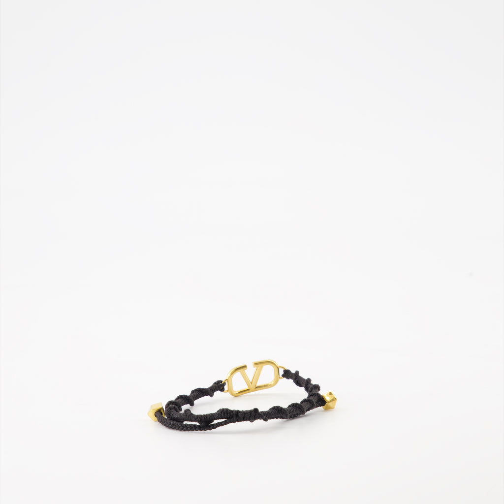 Bijoux Bracelet VLogo Valentino Garavani Noir Homme