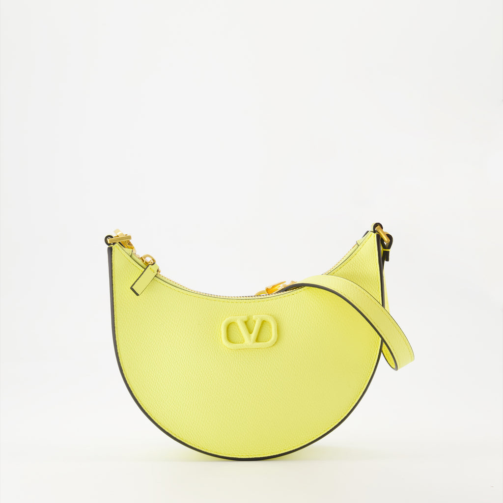 Handtaschen und schultertaschen Sac Hobo VLogo Valentino Garavani Gelb Femme
