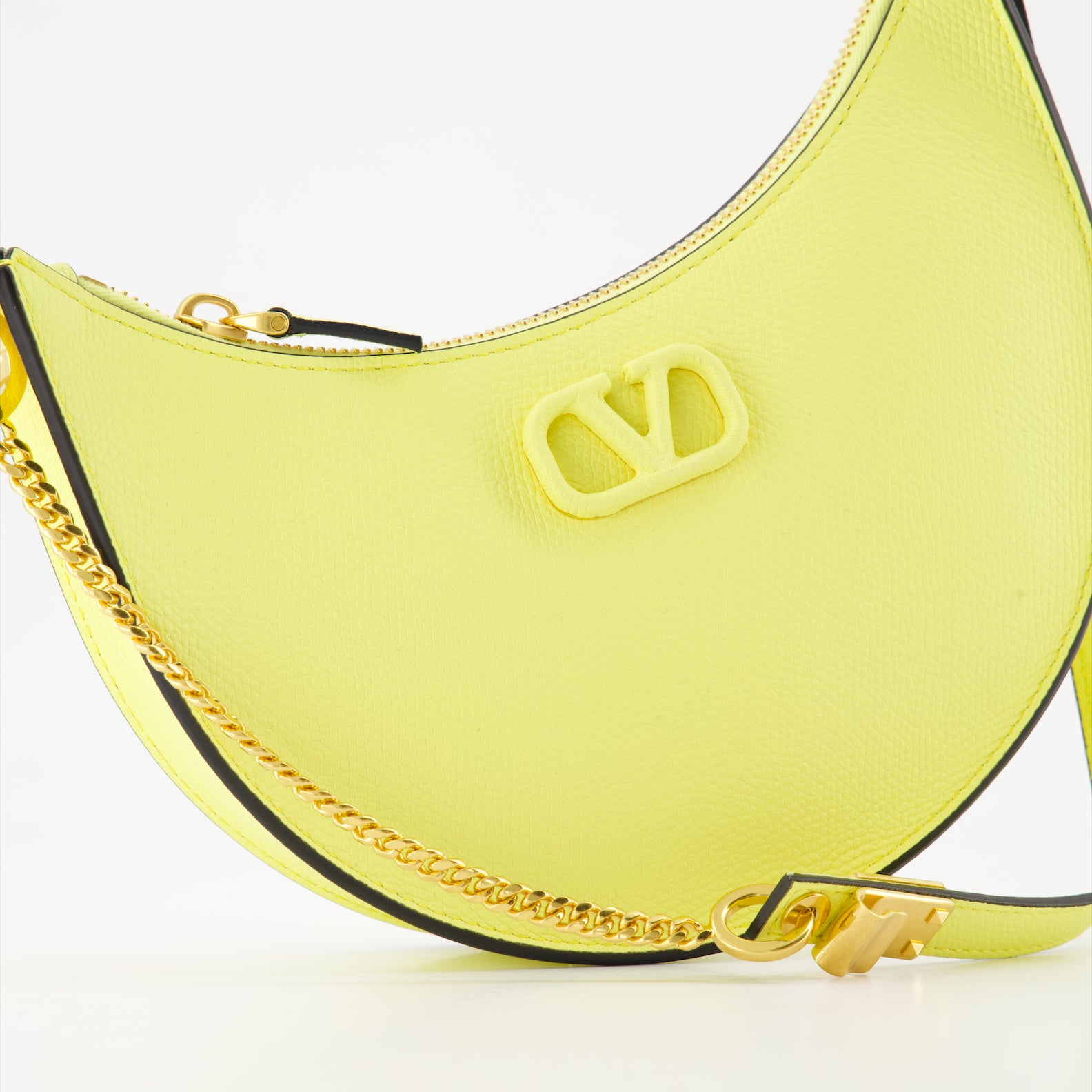 Handtaschen und schultertaschen Sac Hobo VLogo Valentino Garavani Gelb Femme