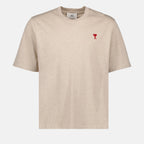 T-shirt T-shirt Ami de Coeur Ami PARIS Beige Unisex