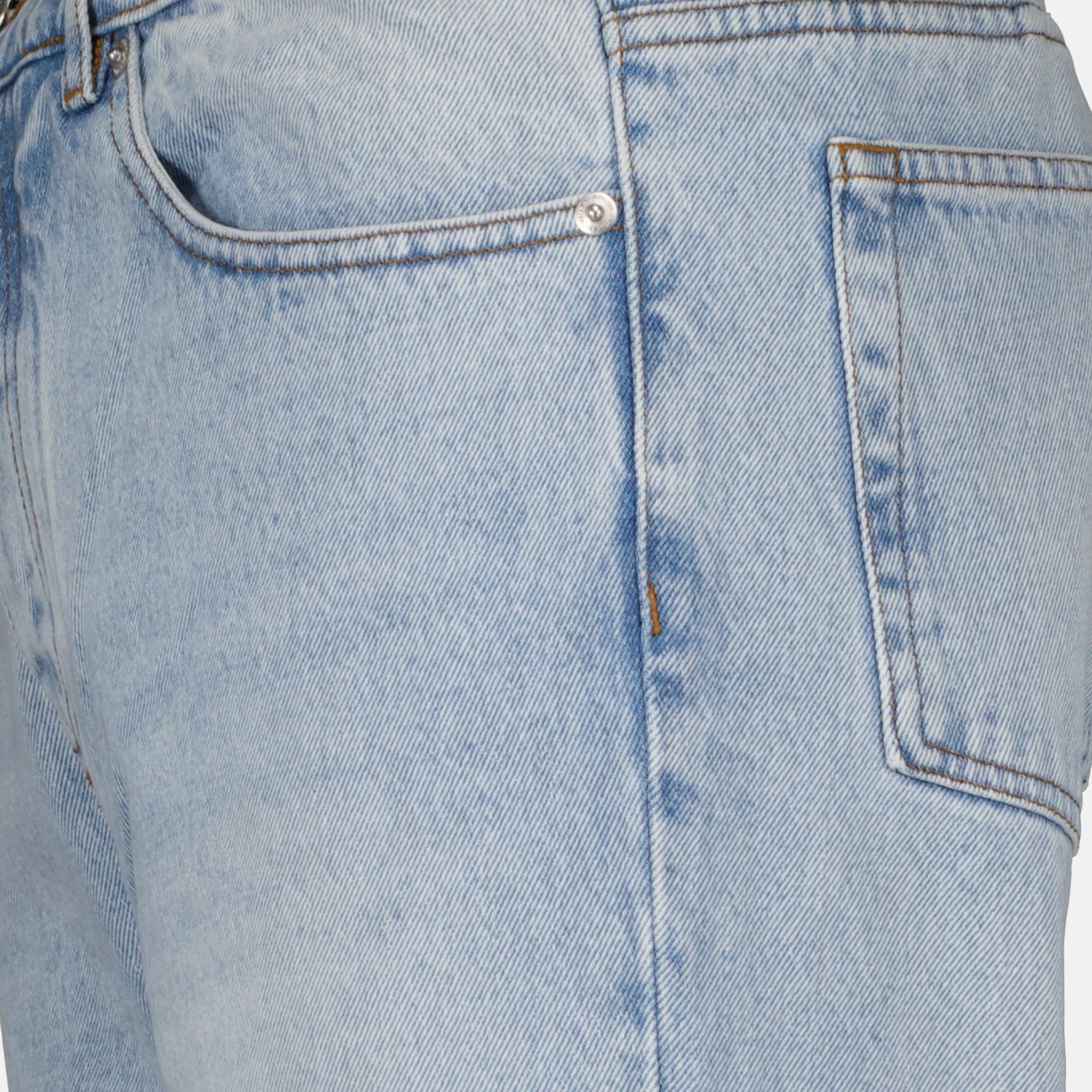 Pantalons Jean droit Ami PARIS Bleu Homme